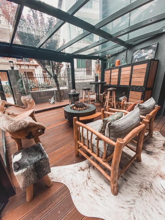 Balkón nebo terasa v ubytování Noelle Mountain Suites