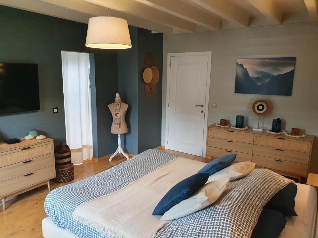 Postel nebo postele na pokoji v ubytování B&B Maison Pierreuse