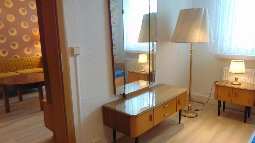 Posezení v ubytování Ferienwohnung Ernst 10