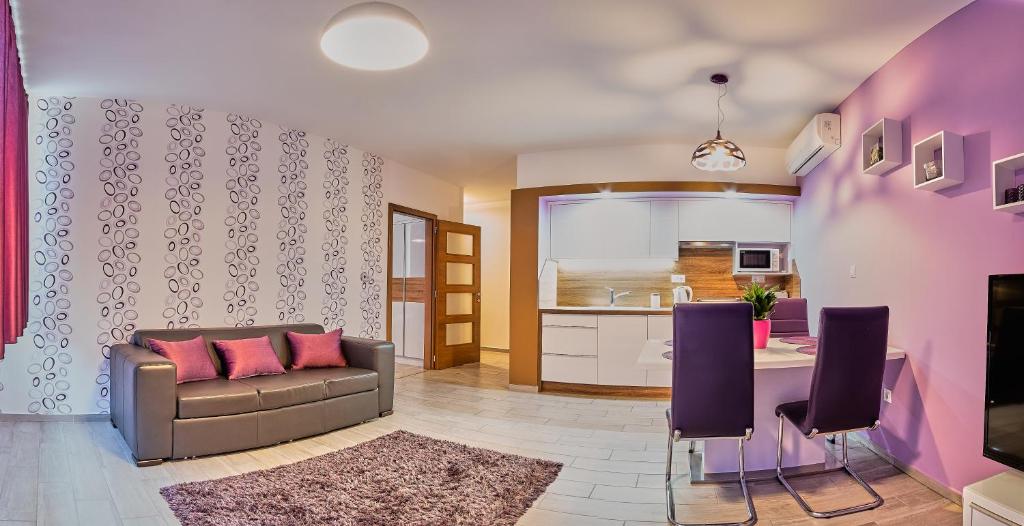 Posedenie v ubytovaní Apartman Rubin