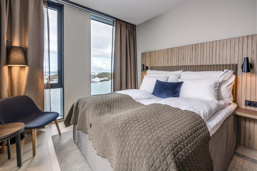 Postel nebo postele na pokoji v ubytování Quality Hotel Ramsalt