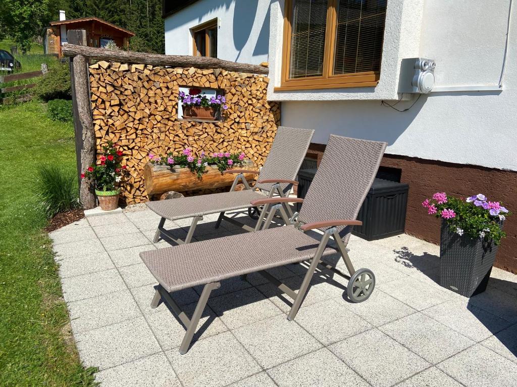 Vonkajšia záhrada v ubytovaní Haus Sonnleitner