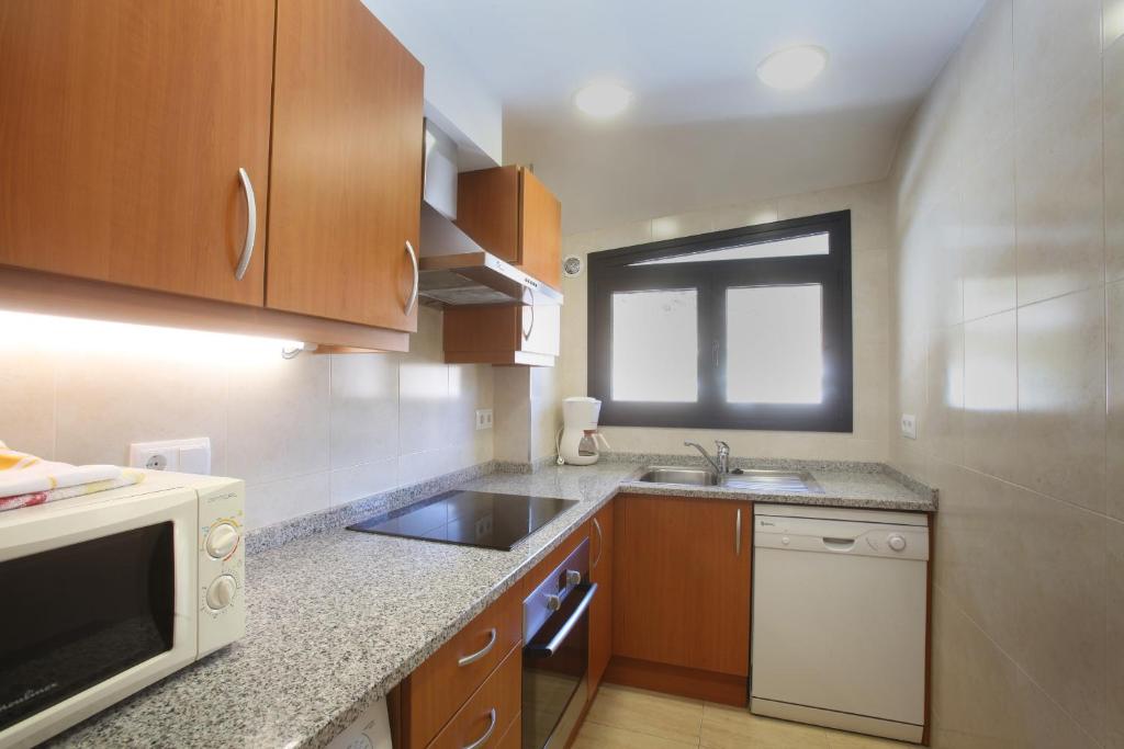 Kuchyň nebo kuchyňský kout v ubytování Apartaments Turístics Prat de Les Mines