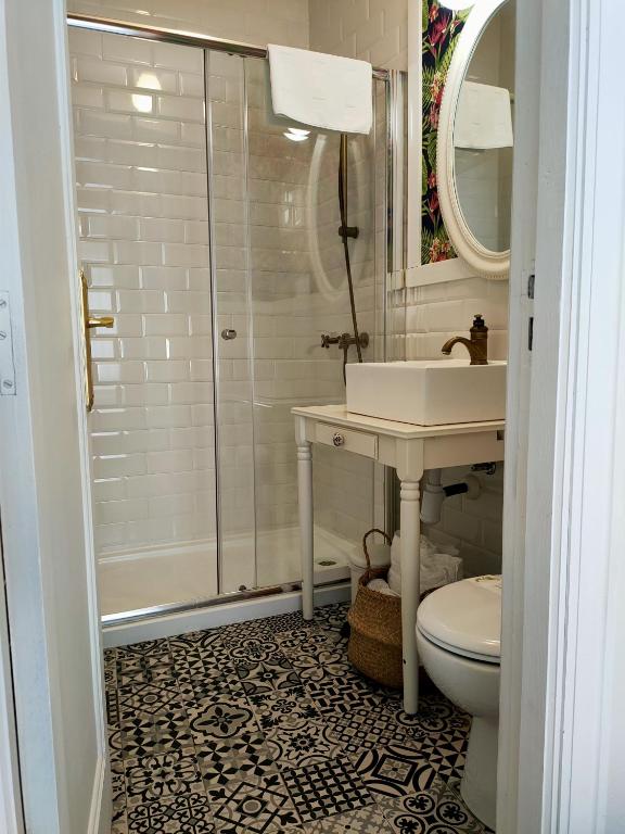 Kúpeľňa v ubytovaní Casa castro