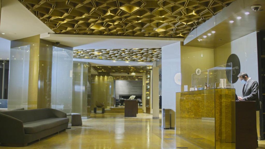 Vstupní hala nebo recepce v ubytování BOG Hotel
