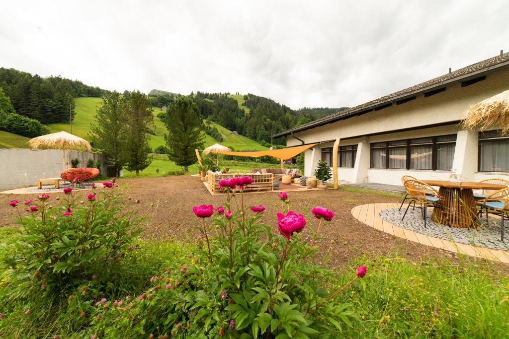 Zahrada ubytování Hotel Säntis Lodge