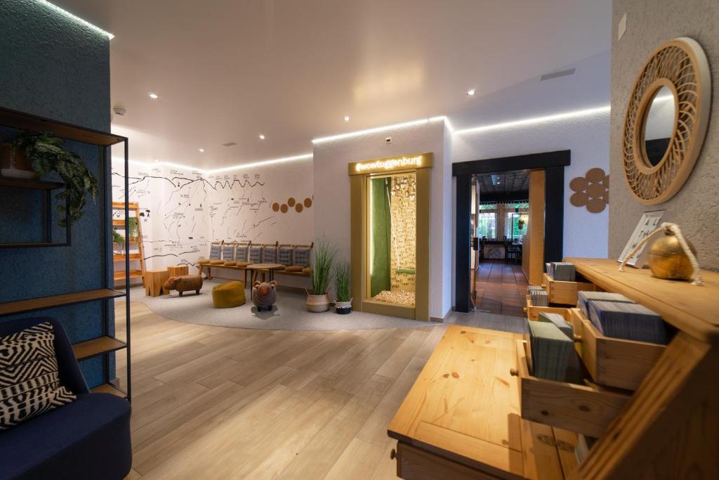 Posezení v ubytování Hotel Säntis Lodge