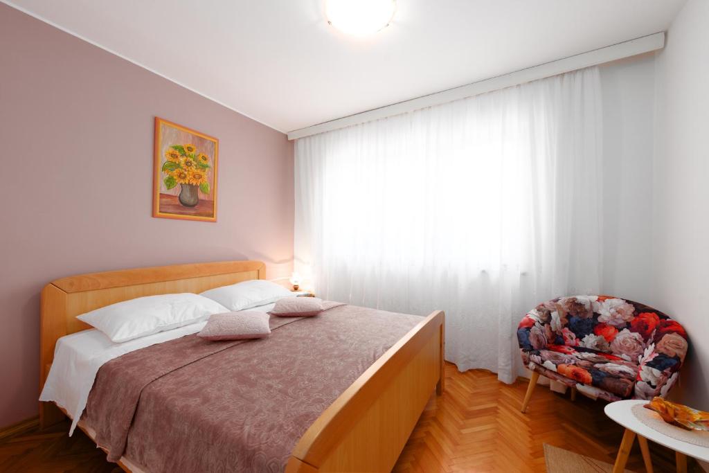 Posteľ alebo postele v izbe v ubytovaní Apartment M-arte