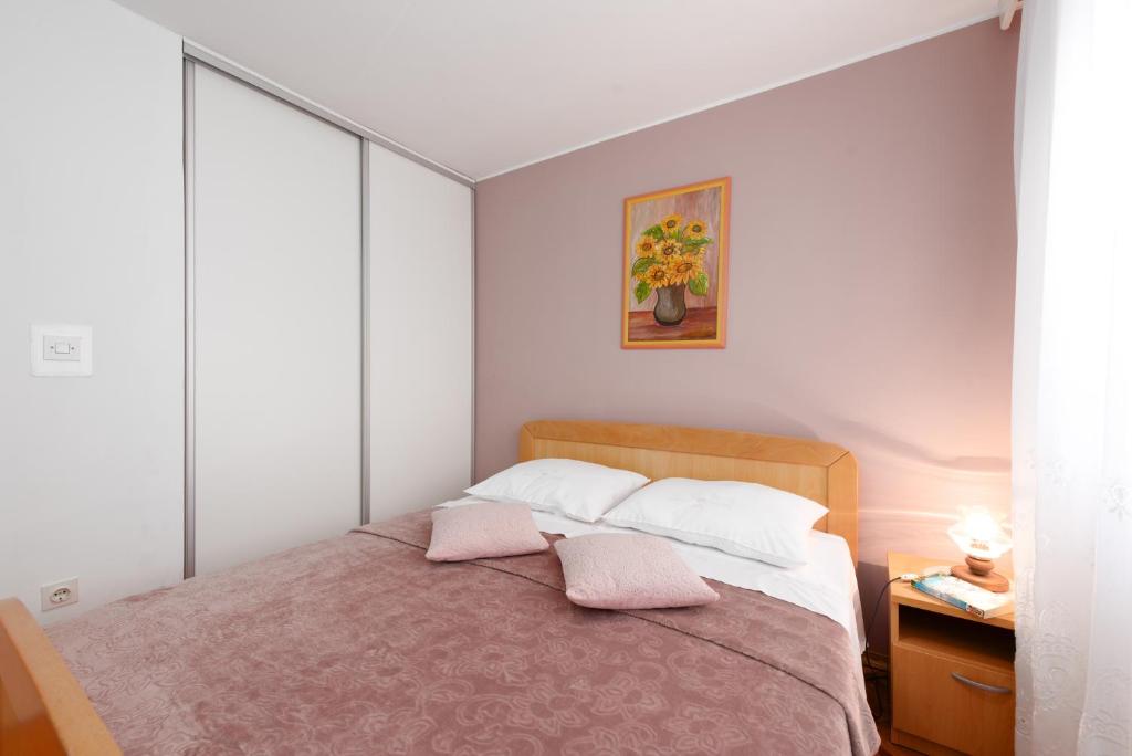 Posteľ alebo postele v izbe v ubytovaní Apartment M-arte