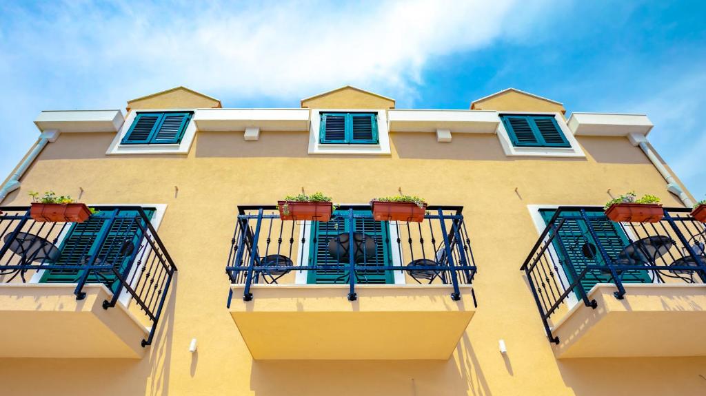 Balkón nebo terasa v ubytování Luxury rooms il Ponte Trogir II