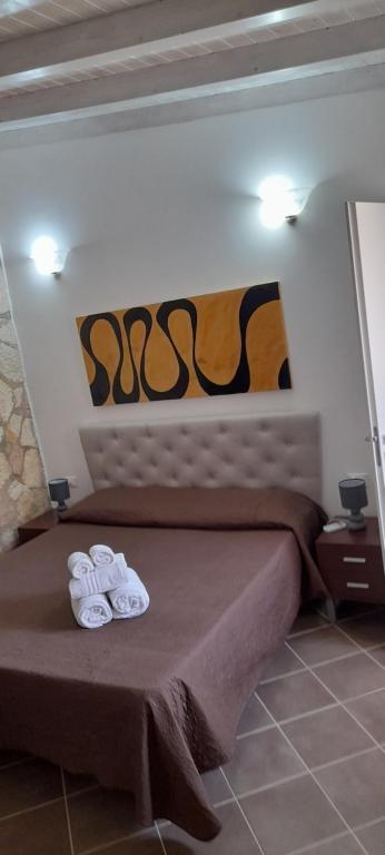 A bed or beds in a room at Villa Lucia