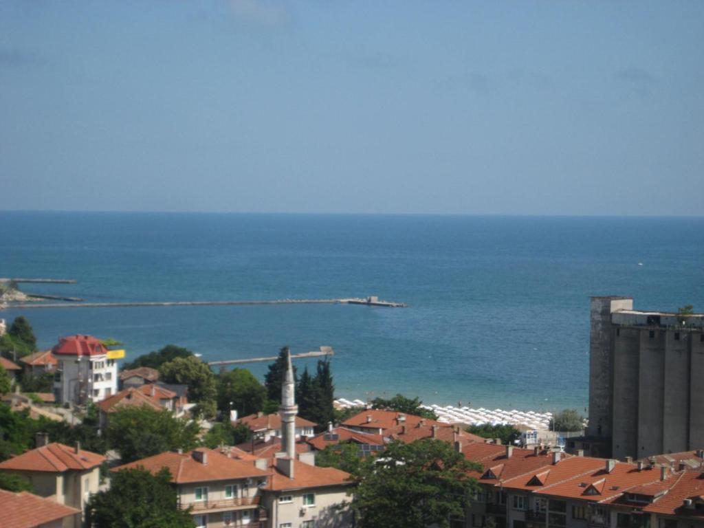 Vispārējs skats uz jūru vai skats uz jūru no villas