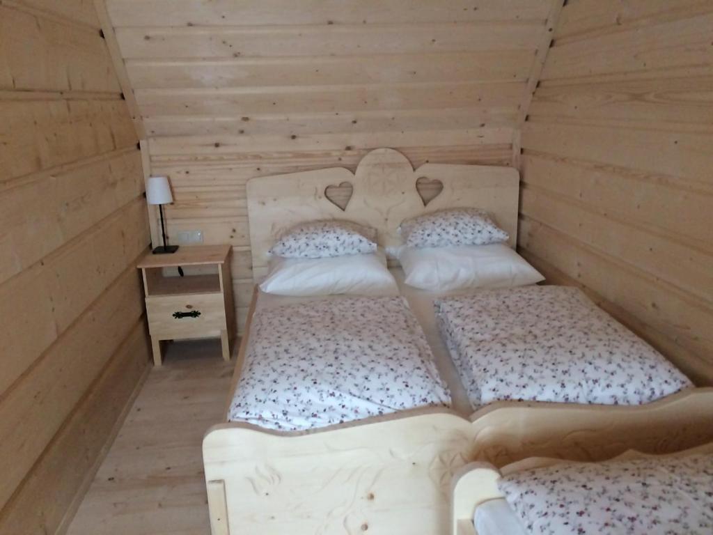 Posteľ alebo postele v izbe v ubytovaní Sun&Ski Maciejówka