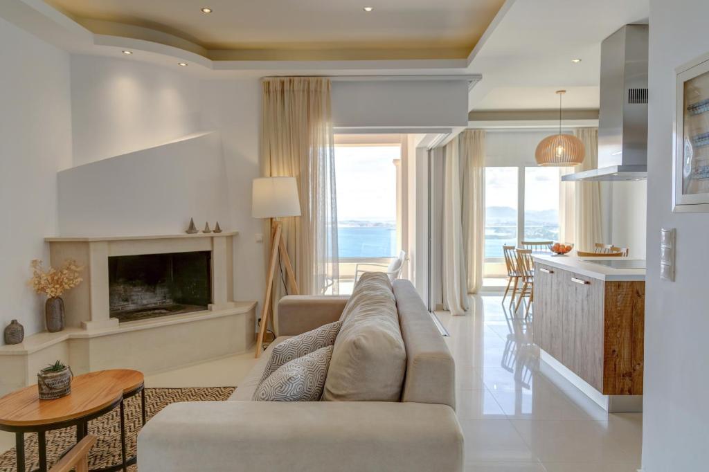Posezení v ubytování Bolla D'Oro Luxury Villas
