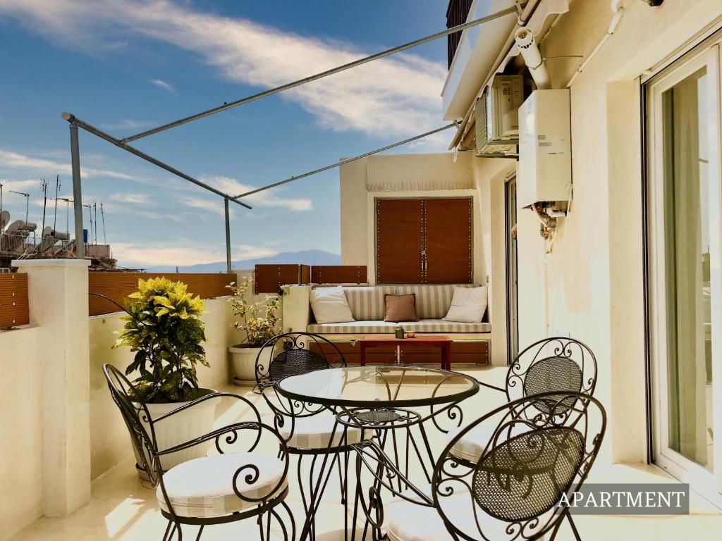 Balkón alebo terasa v ubytovaní Sunkissed Terrace Apartments