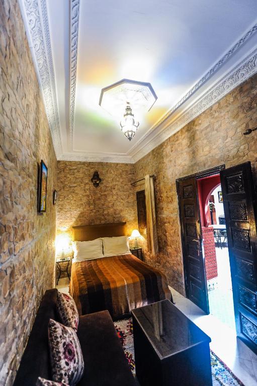 Posezení v ubytování Riad Errabii & Spa