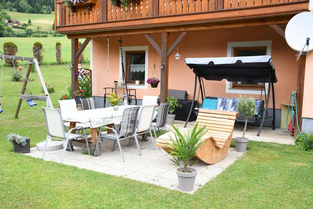 Zahrada ubytování Ferienwohnung Moser