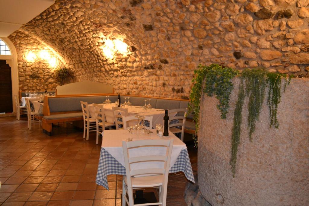 Restaurace v ubytování Albergo Grobberio