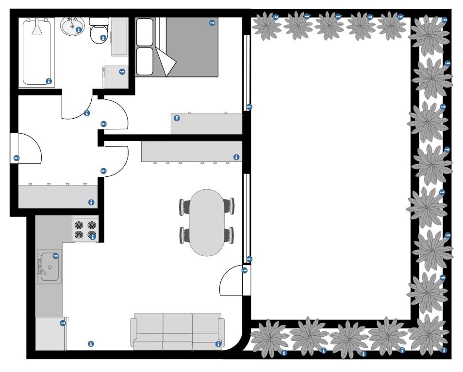 Fotografia z galérie ubytovania Apartament Marina Primore - blisko morza, ogrodek v destinácii Gdansk