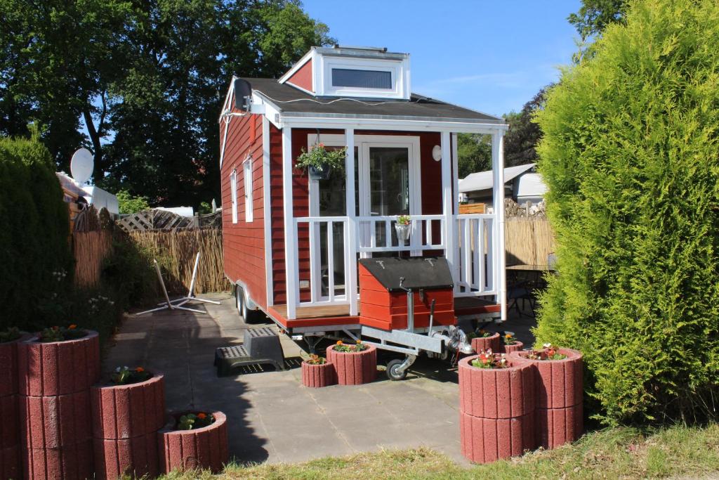 Zahrada ubytování tinyhouse-dangast 1