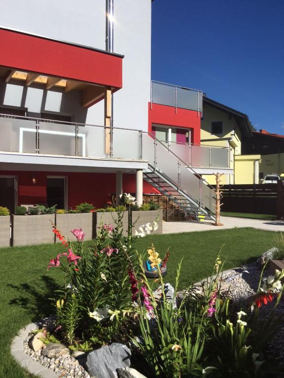 Vonkajšia záhrada v ubytovaní Alpine Appart