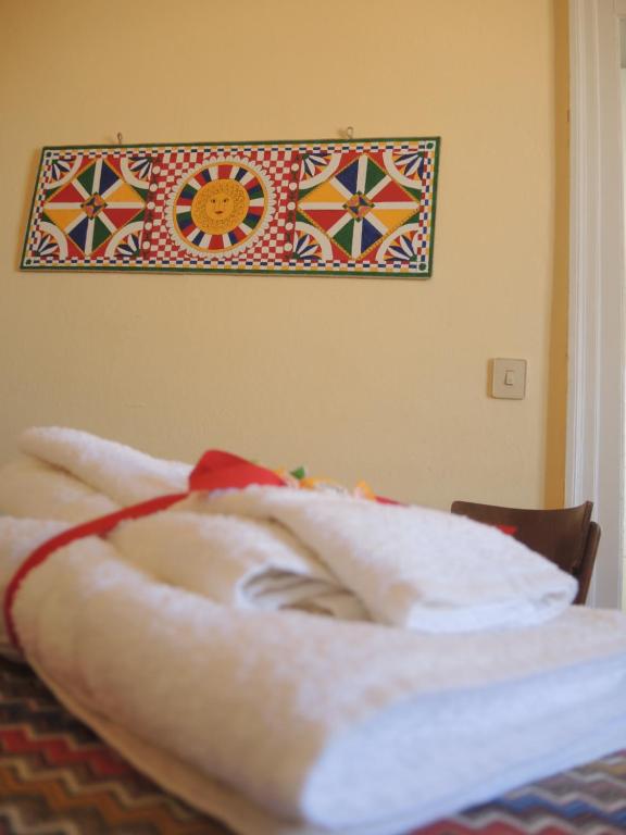 A bed or beds in a room at Venticello di mare