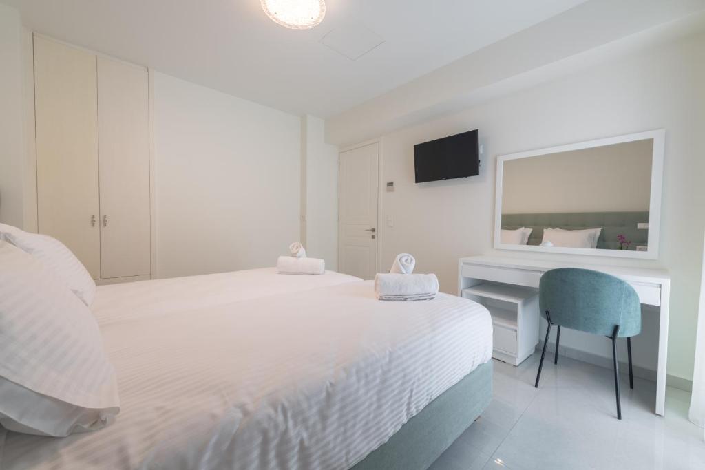 Postel nebo postele na pokoji v ubytování Narya Luxury Apartment