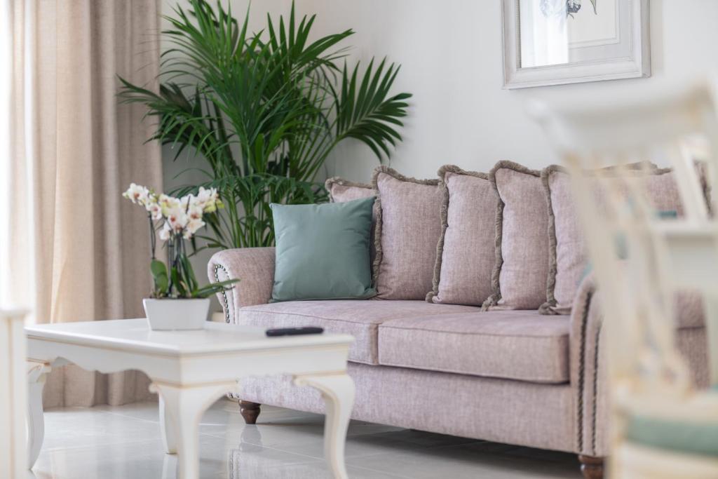 Posezení v ubytování Narya Luxury Apartment