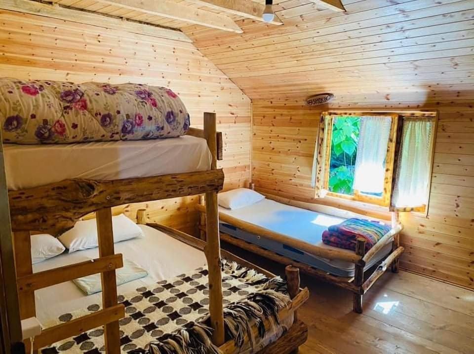 Letto o letti in una camera di Eagles Land
