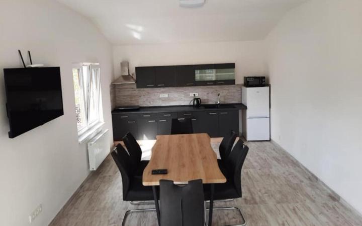 Kuchyň nebo kuchyňský kout v ubytování Apartmán Vimperk