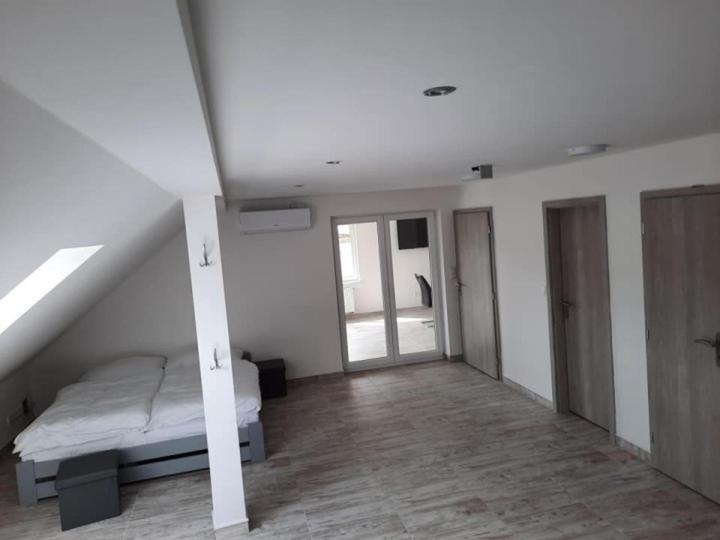 Postel nebo postele na pokoji v ubytování Apartmán Vimperk