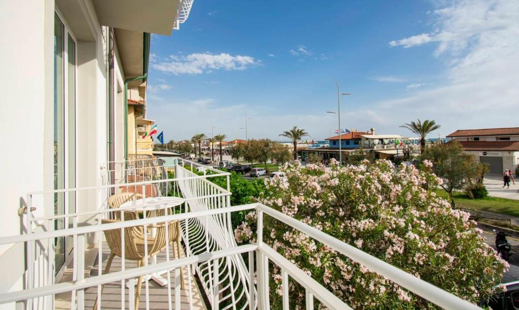 Balkón nebo terasa v ubytování Hotel Medusa