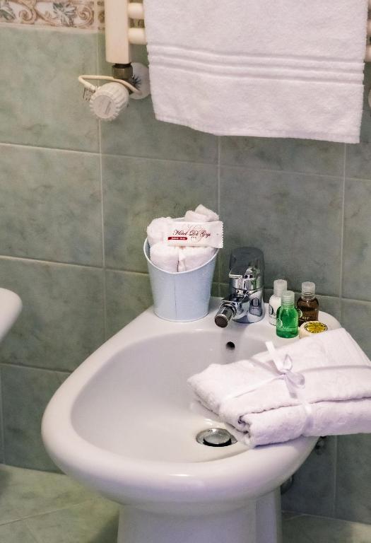 Koupelna v ubytování Hotel Da Gigi