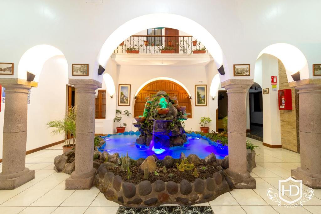 Bazén v ubytování Hotel David nebo v jeho okolí