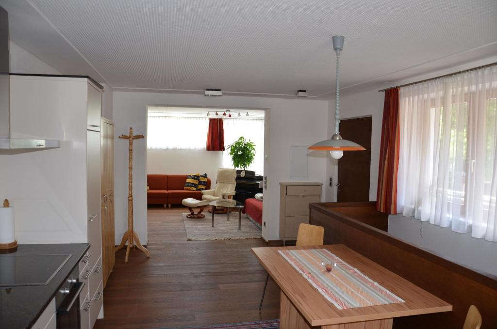 Kuchyň nebo kuchyňský kout v ubytování Appartement Nischler
