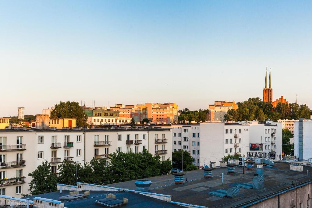 Výhľad na mesto Gdyňa alebo výhľad na mesto priamo z apartmánu