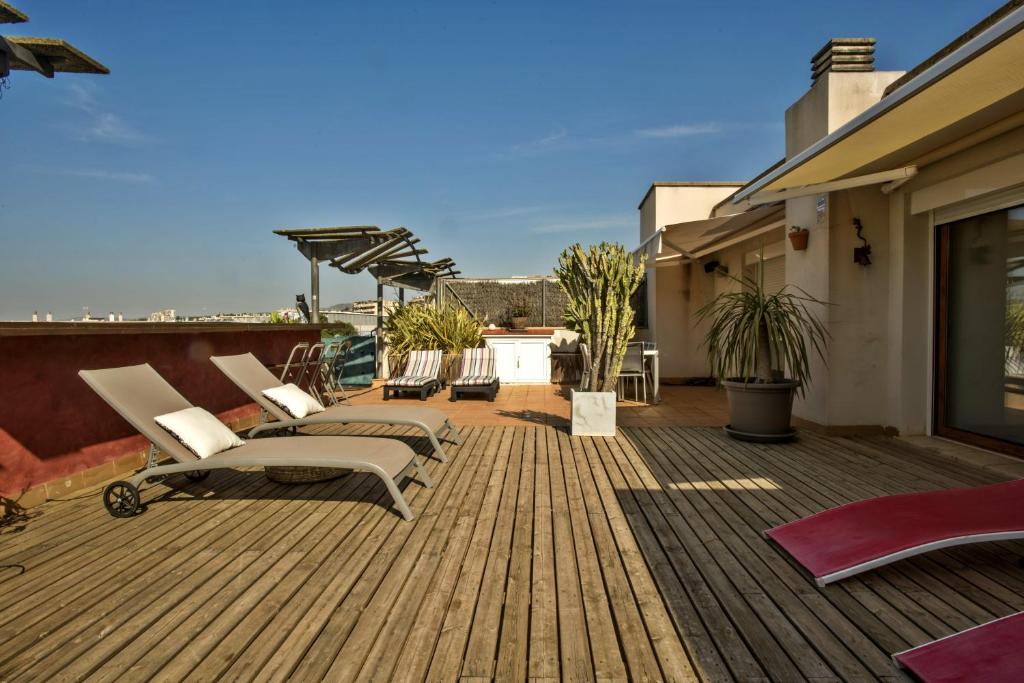 A balcony or terrace at Los Condes Penthouse by Hello Homes Sitges