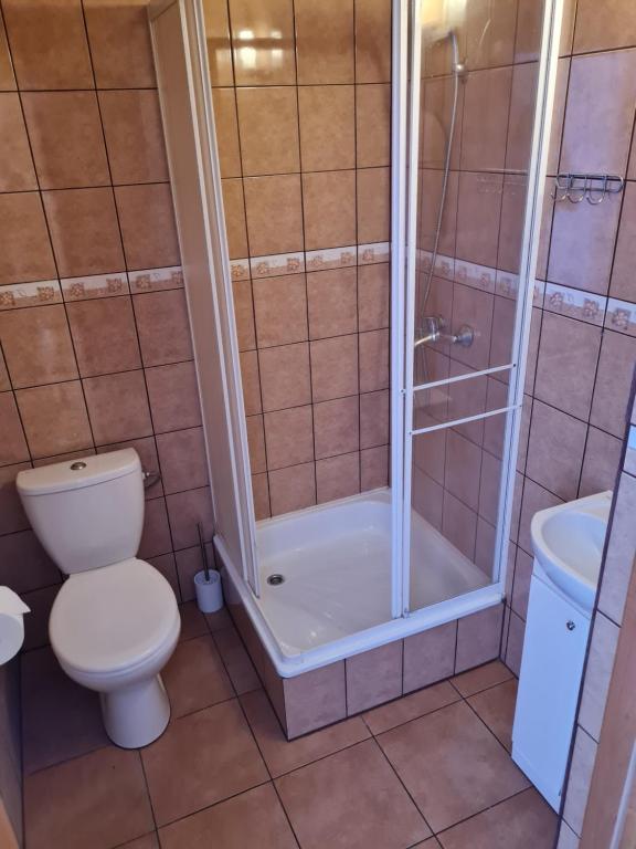 Koupelna v ubytování Stara Mleczarnia