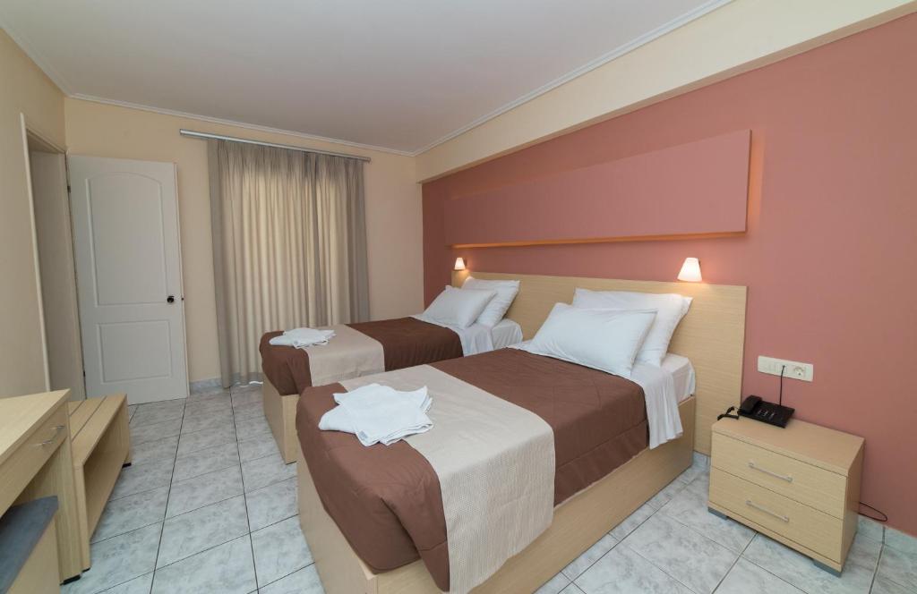 Roseland Hotelにあるベッド