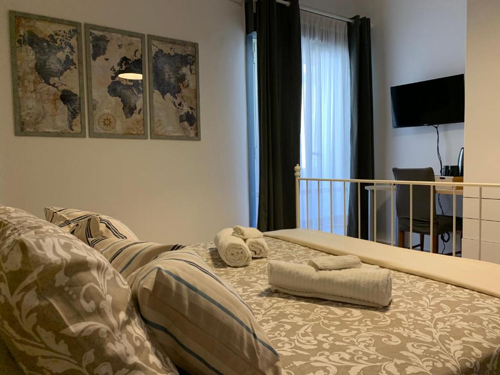 Postel nebo postele na pokoji v ubytování B&B Fiorisol