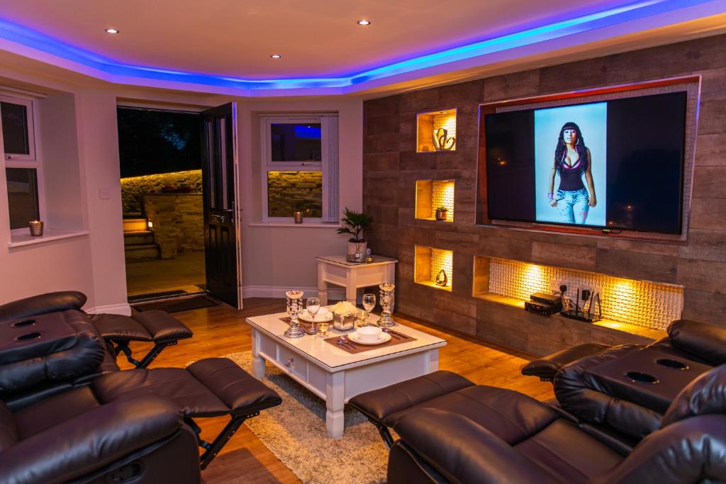 Posezení v ubytování Optimal Apartments