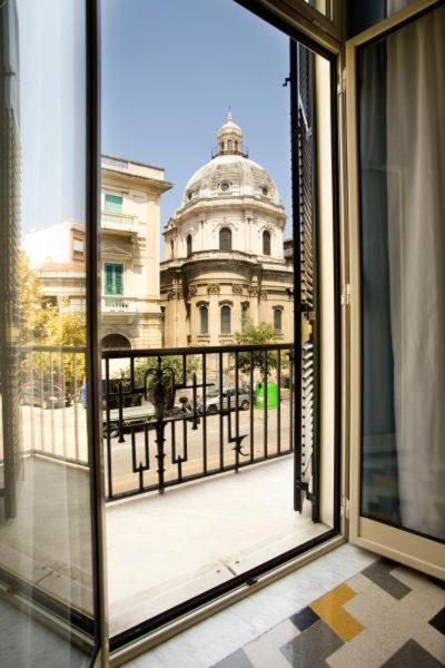 Balkón nebo terasa v ubytování B&B Antonello da Messina