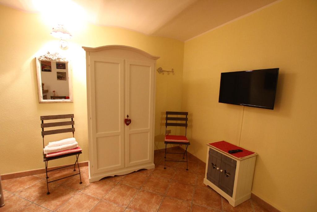 TV a/nebo společenská místnost v ubytování Bed And Breakfast Majore