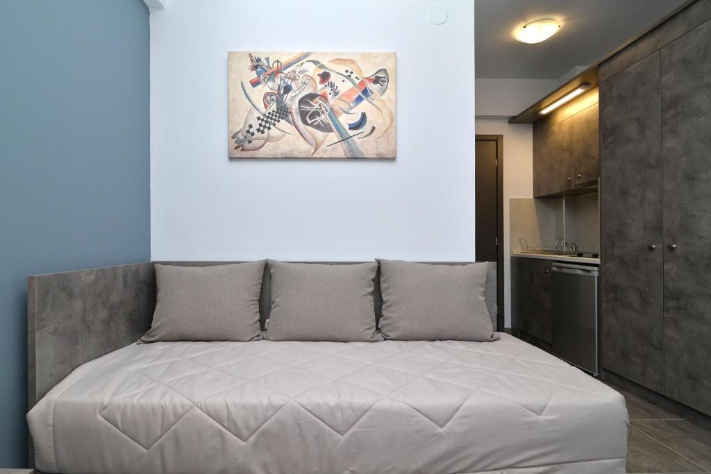 Postel nebo postele na pokoji v ubytování MAK Apartments
