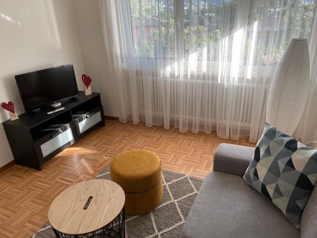 TV a/nebo společenská místnost v ubytování DaSaNa Appartamento
