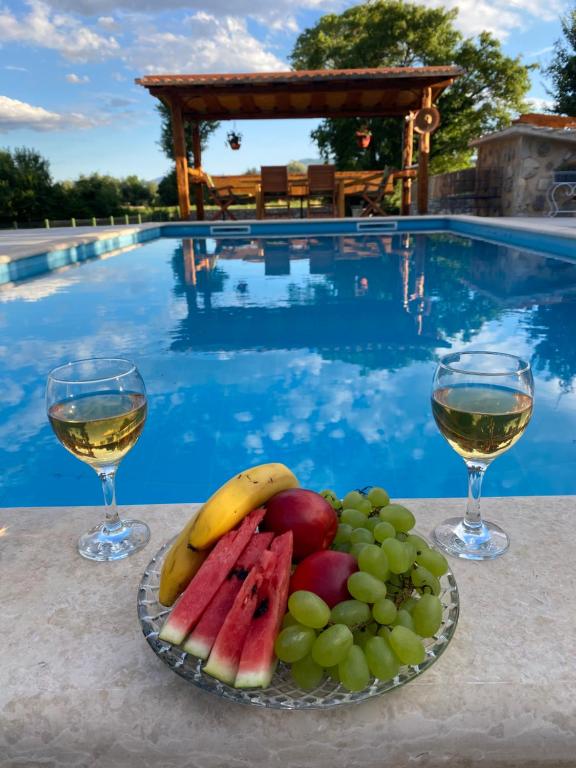 Bazén v ubytování Traditional villa Juta for 8 people nebo v jeho okolí