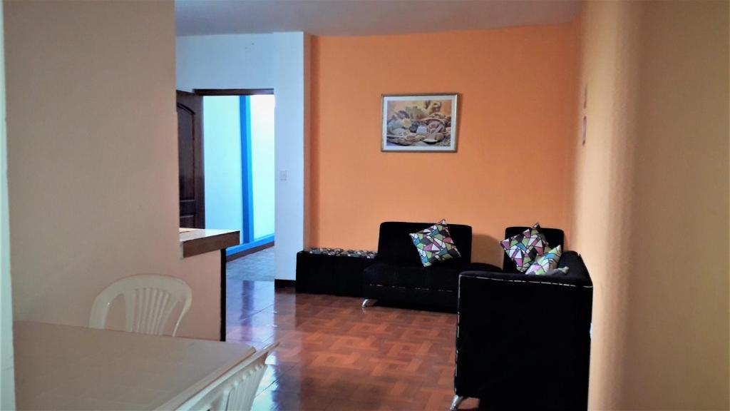 Posezení v ubytování Hostal El Pinzón