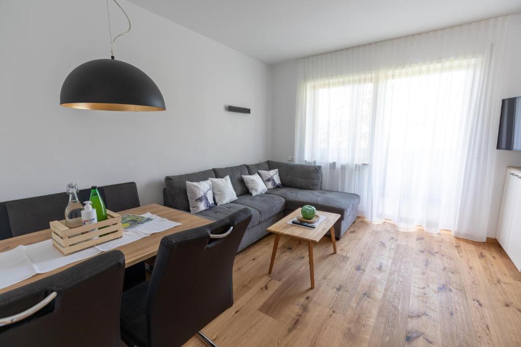 TV a/nebo společenská místnost v ubytování Innermoarhof