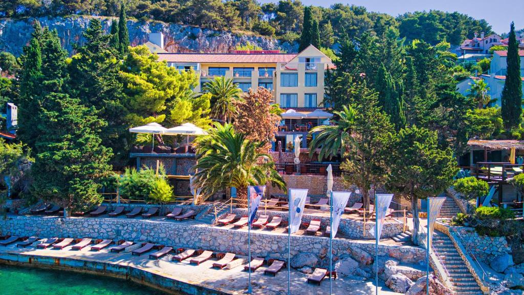 Bazén v ubytování Hotel Podstine nebo v jeho okolí