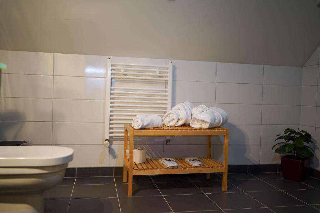 Koupelna v ubytování Hotel Prins van Oranje